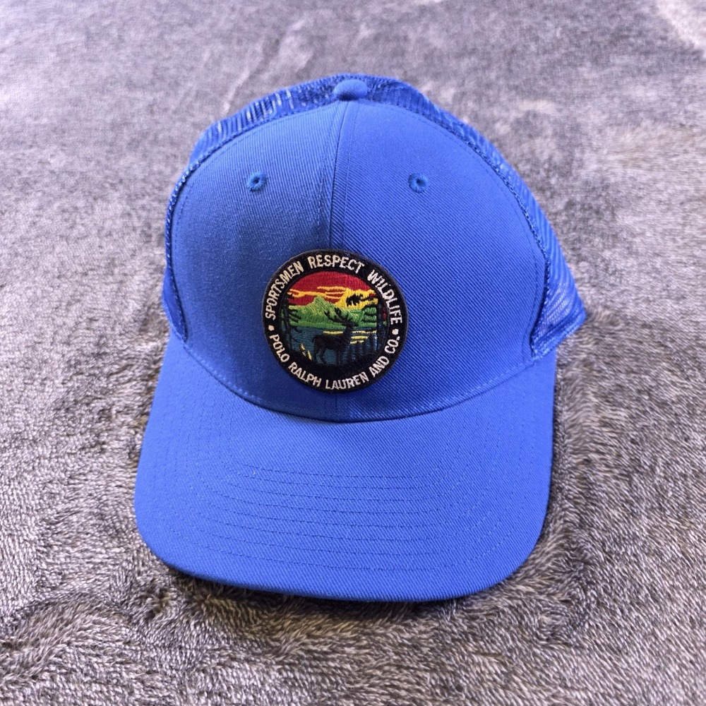 Polo Ralph Lauren Sportsmen Respect Wildlife Iconic Twill Trucker Cap Hat OS